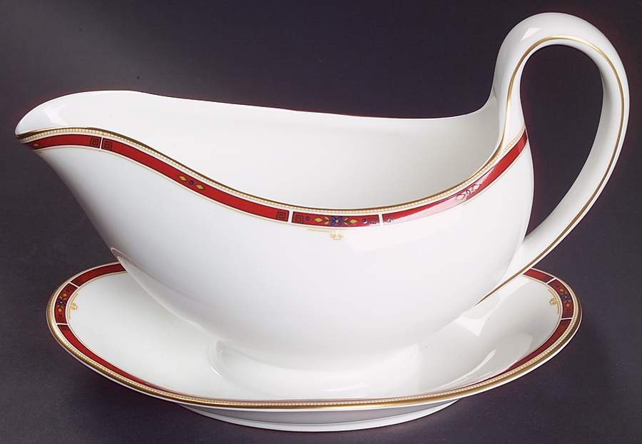 Colorado Gravy Boat with Attached Underplate by Wedgwood-1