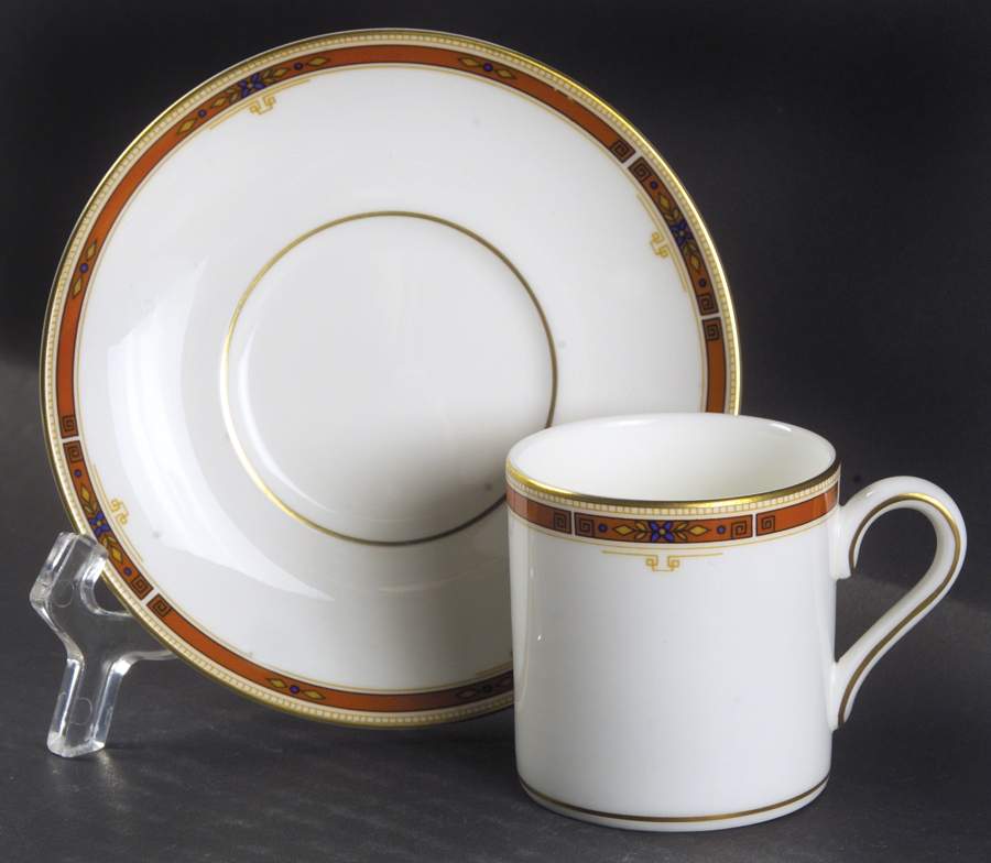 Colorado Bond Shape Demitasse Cup and Saucer Set by Wedgwood-1