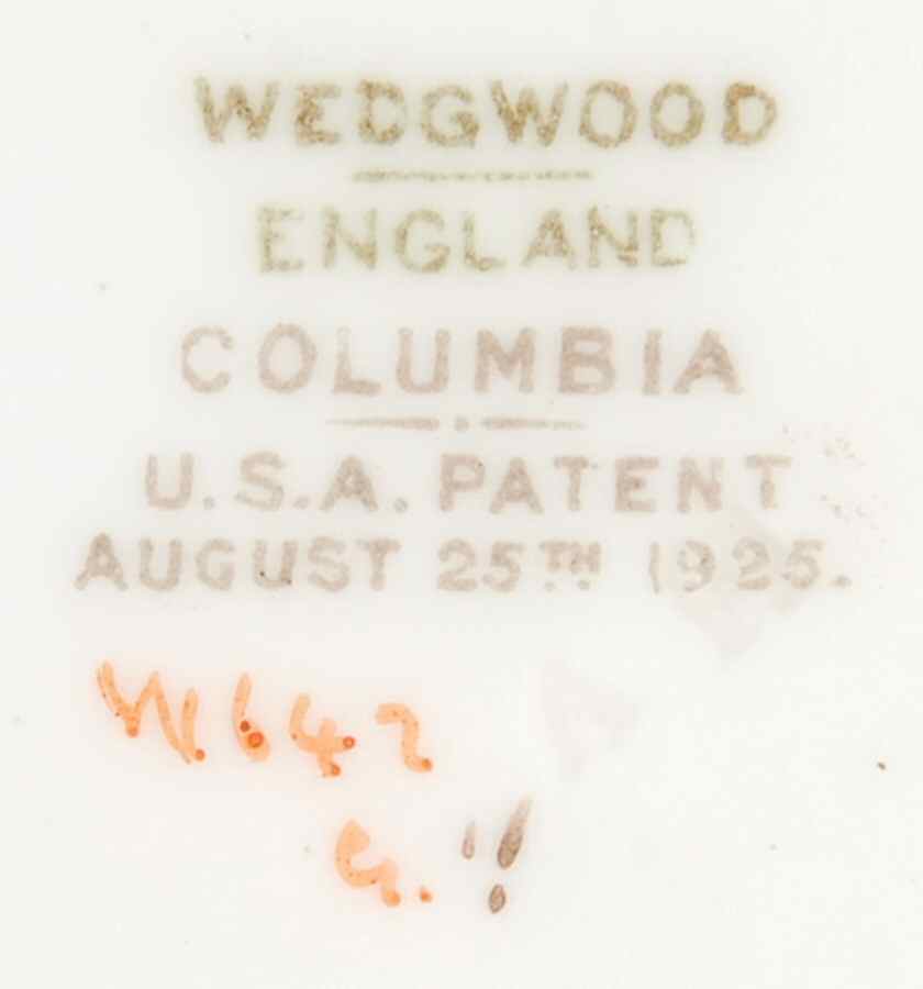 Columbia White (Yellow Border Accent) Saucer by Wedgwood-1