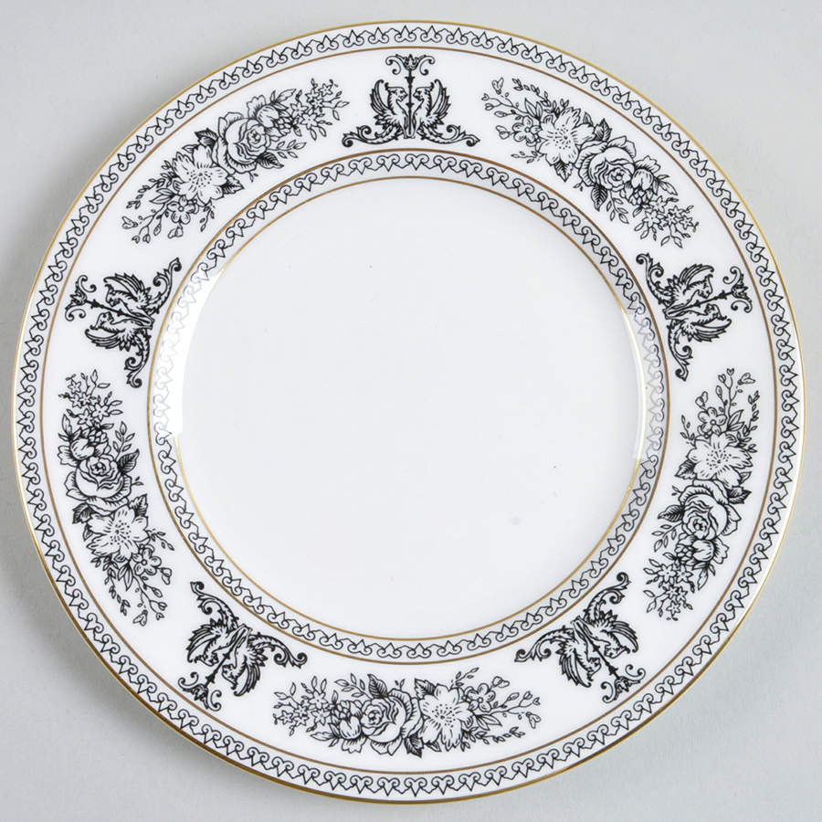 Columbia Black Dessert/Pie Plate by Wedgwood-1