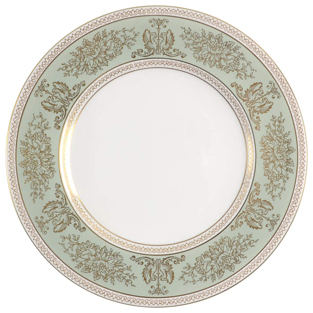 Columbia Sage Green Rim Salad Plate by Wedgwood-1