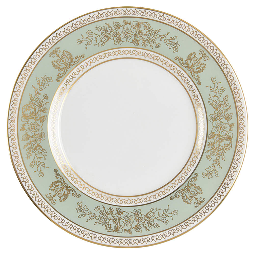 Columbia Sage Green Rim Bread & Butter Plate by Wedgwood-1