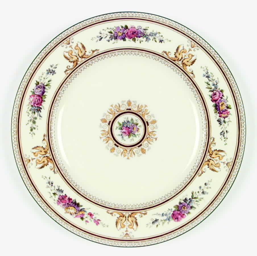Columbia Ivory Body (Yellow Griffons) Dinner Plate by Wedgwood-1
