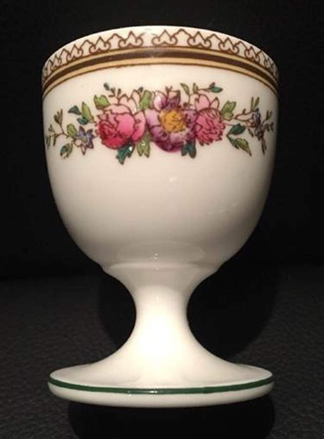 Columbia Ivory Body (Yellow Griffons) Single Egg Cup by Wedgwood-1