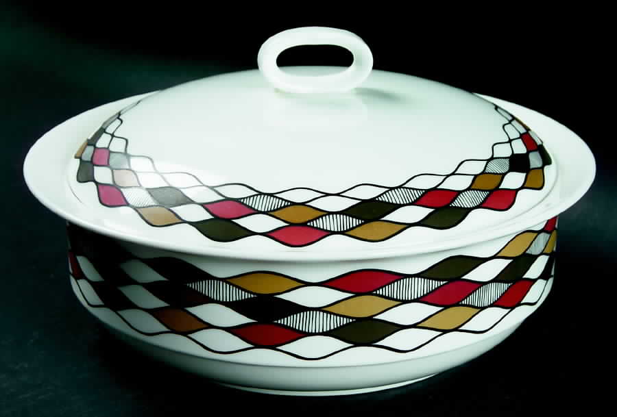 Columbine Round Covered Vegetable by Wedgwood-1