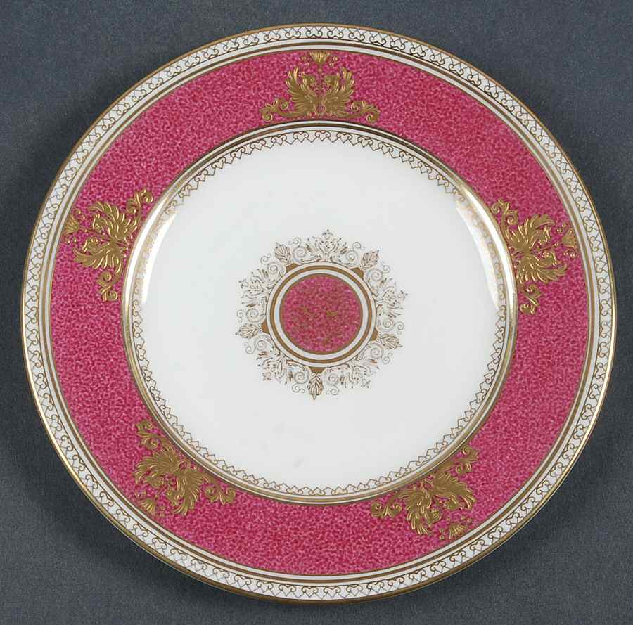 Columbia Powder Ruby (Rim and Center) Bread & Butter Plate by Wedgwood-1