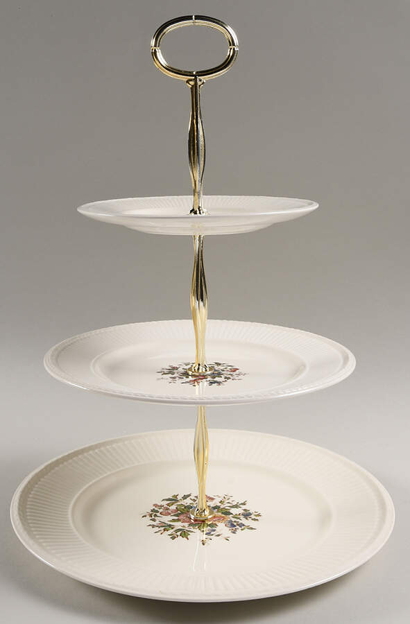 Conway 13 7/8"-14 1/4" 3-Tiered Serving Tray(DP,SP,BB) HC by Wedgwood-1