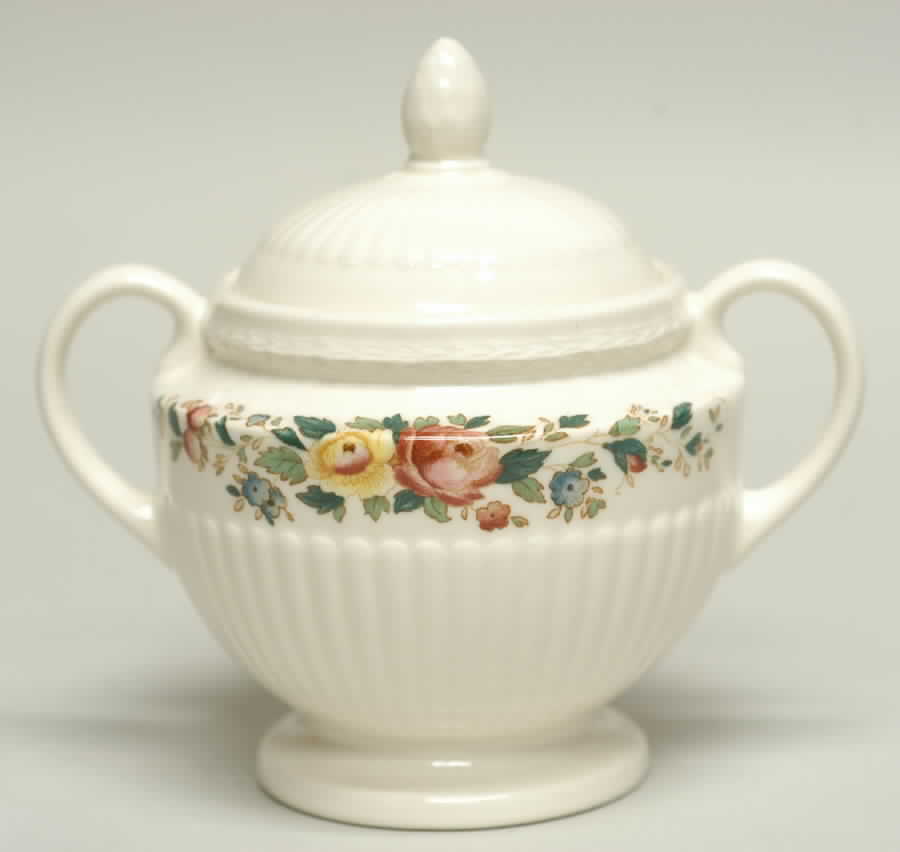 Conway Sugar Bowl & Lid by Wedgwood-1