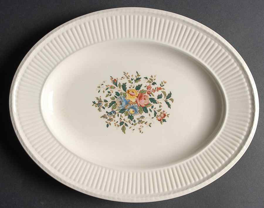 Conway 11" Oval Serving Platter by Wedgwood-1