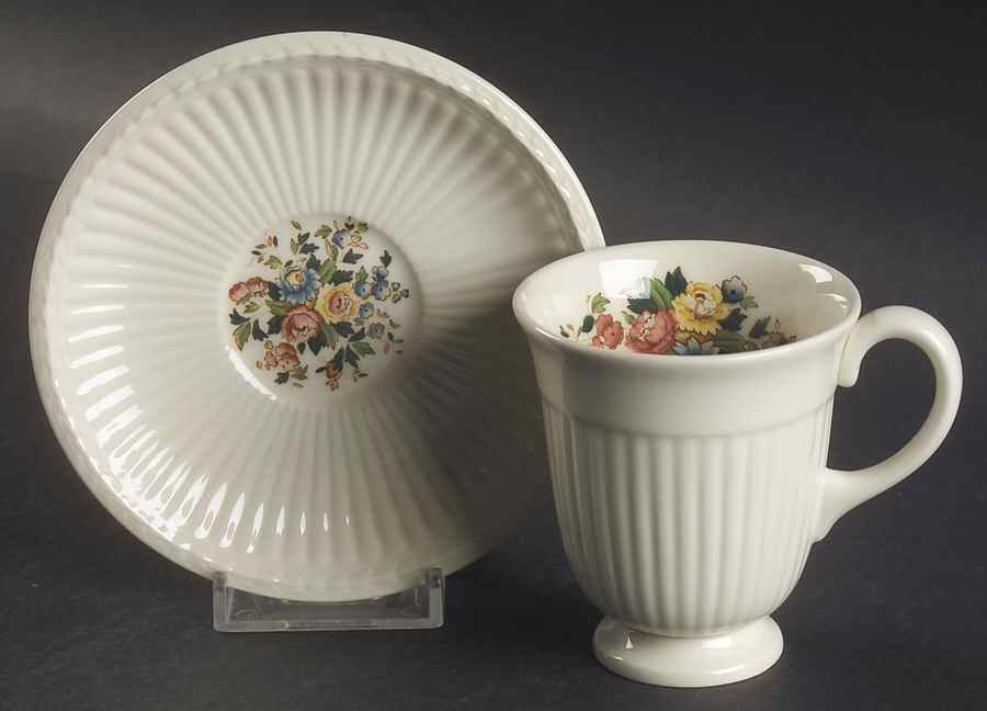 Conway Chocolate Cup & Saucer Set by Wedgwood-1