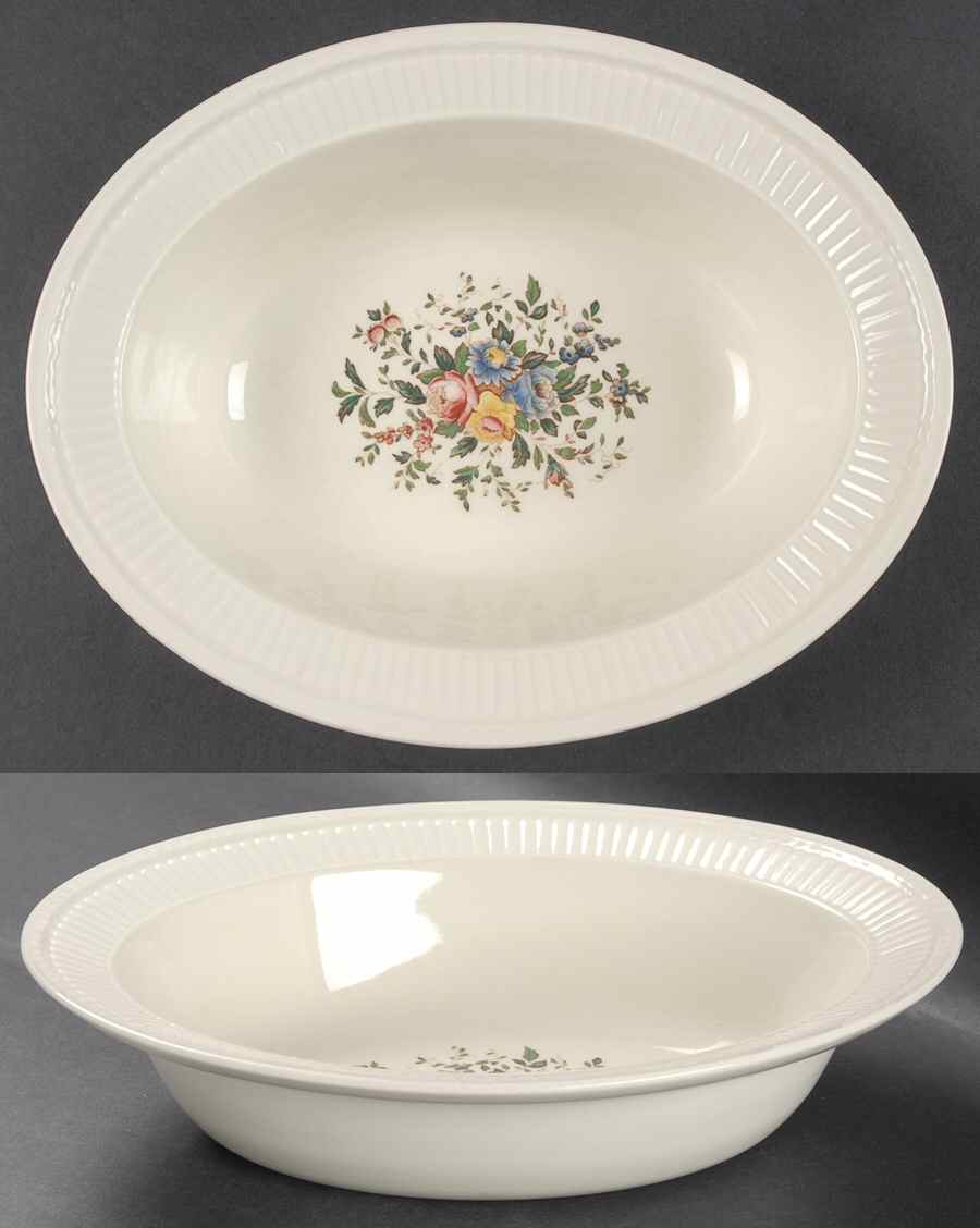 Conway 10" Oval Vegetable Bowl by Wedgwood-1