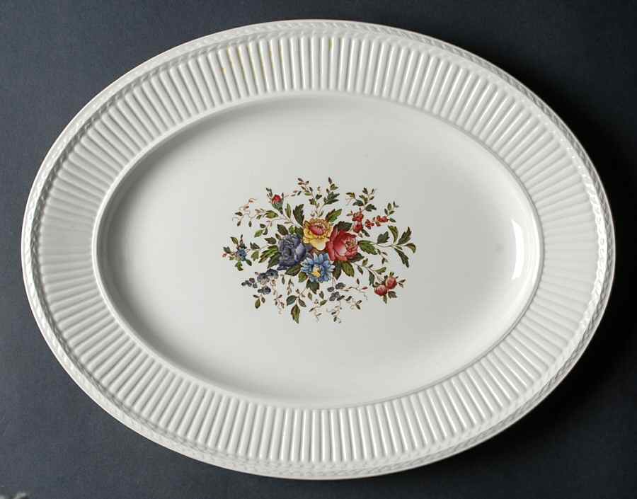 Conway 14" Oval Serving Platter by Wedgwood-1