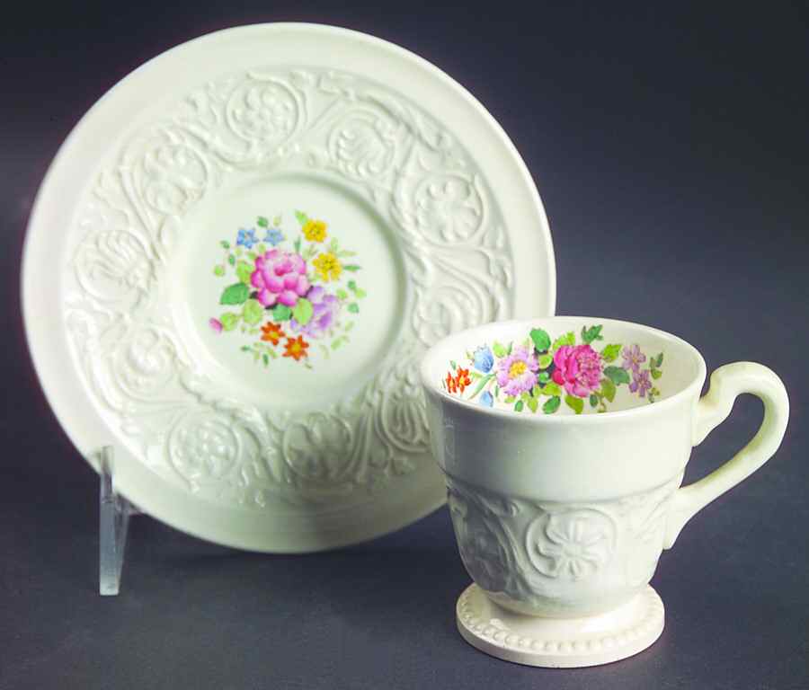 Coniston Footed Demitasse Cup & Saucer Set by Wedgwood-1