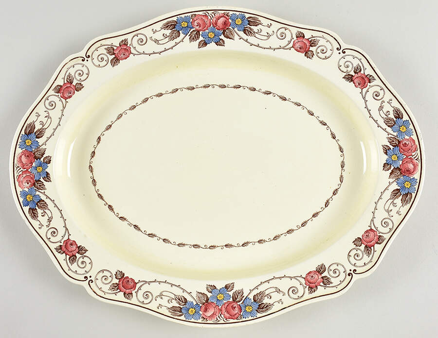 Consall 15" Oval Serving Platter by Wedgwood-1