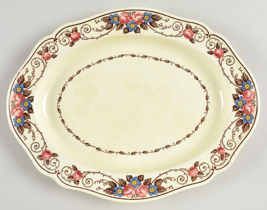 Consall 11" Oval Serving Platter by Wedgwood-1