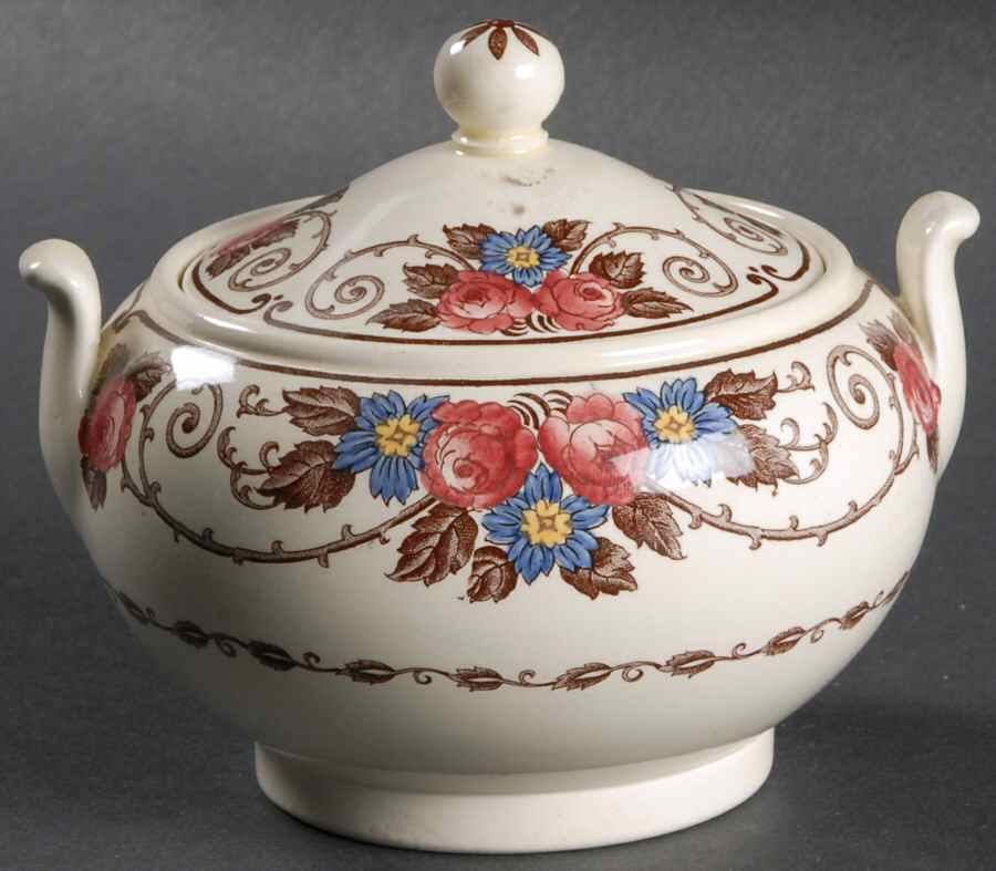 Consall Sugar Bowl & Lid by Wedgwood-1