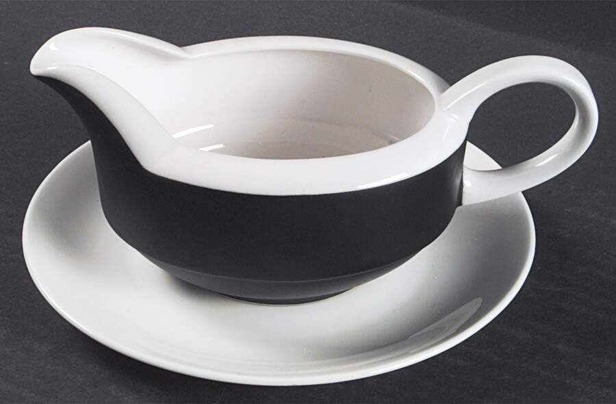 Contrast Gravy Boat & Underplate by Wedgwood-1