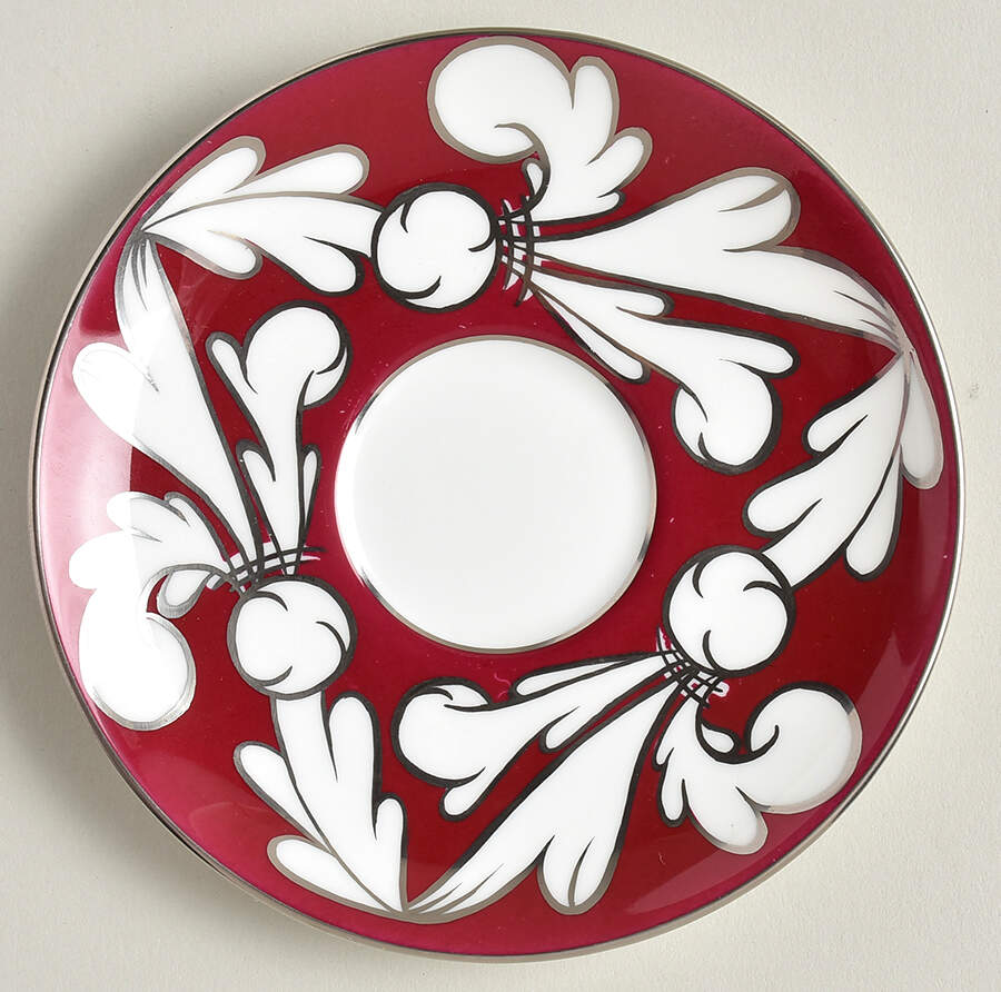 Coronation Saucer for Demitasse Cup by Wedgwood-1