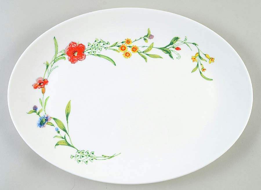 Cornflower 14" Oval Serving Platter by Wedgwood-1