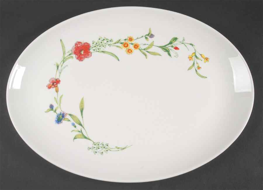 Cornflower 15" Oval Serving Platter by Wedgwood-1
