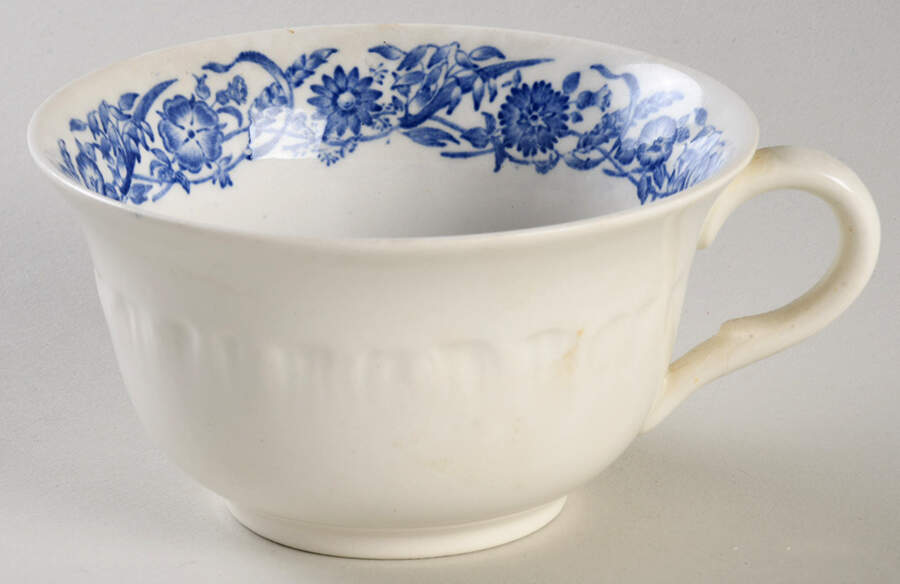 Cornflower Blue Flat Cup by Wedgwood-1