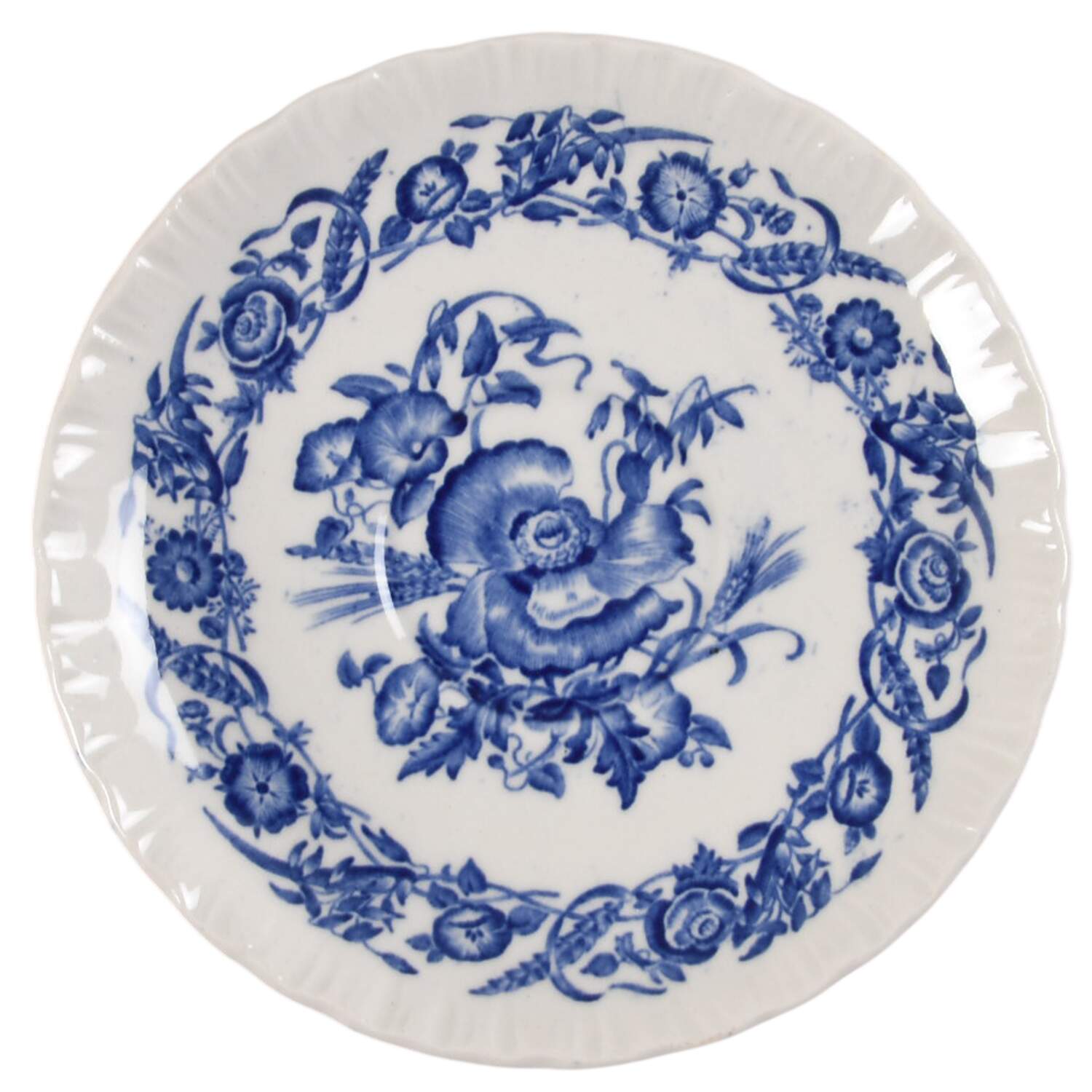 Cornflower Blue Saucer by Wedgwood-1