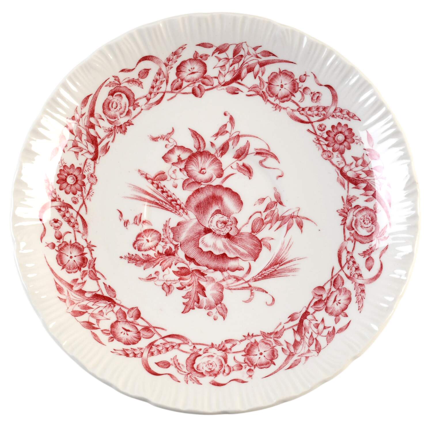 Cornflower Crimson Saucer by Wedgwood-1