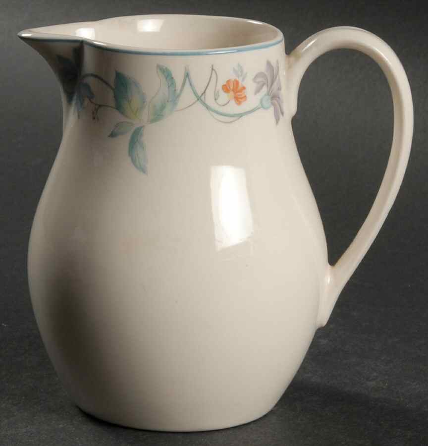 Cornflower (Blue Trim, Smooth) Small Pitcher by Wedgwood-1