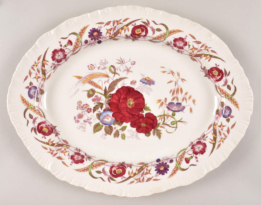Cornflower 14" Oval Serving Platter by Wedgwood-1