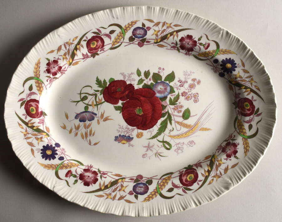 Cornflower 16" Oval Serving Platter by Wedgwood-1