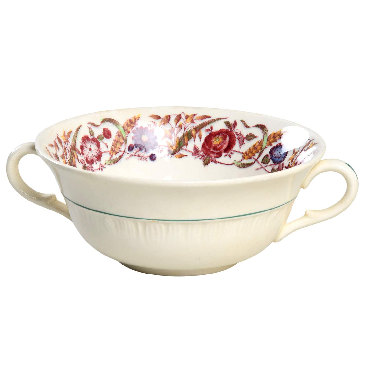 Cornflower Flat Cream Soup Bowl by Wedgwood-1
