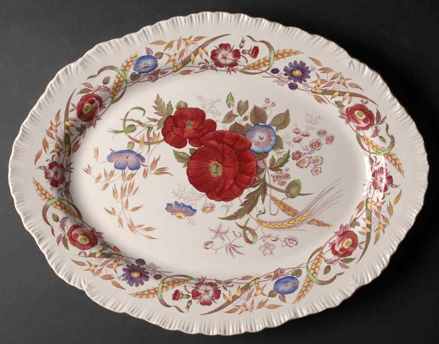 Cornflower 17" Oval Serving Platter by Wedgwood-1