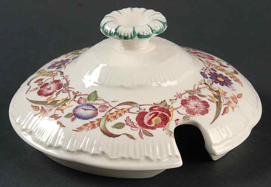 Cornflower Lid for Sauce Boat by Wedgwood-1