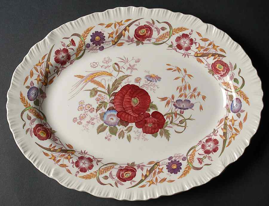 Cornflower 11" Oval Serving Platter by Wedgwood-1