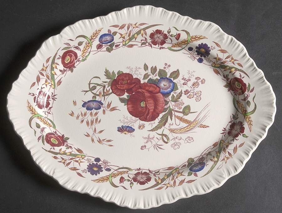 Cornflower 11" Oval Serving Platter by Wedgwood-1
