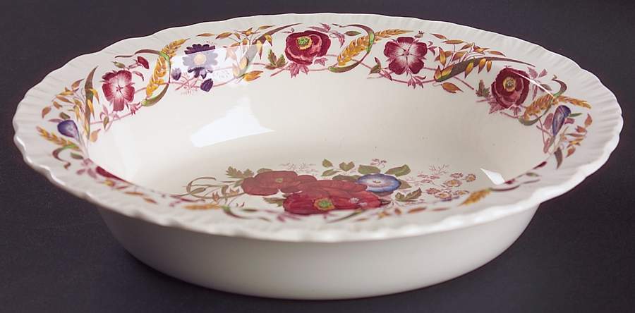 Cornflower 10" Oval Vegetable Bowl by Wedgwood-1