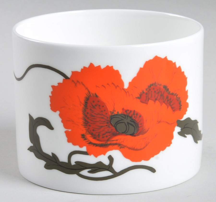 Cornpoppy (Susie Cooper) Open Sugar Bowl by Wedgwood-1