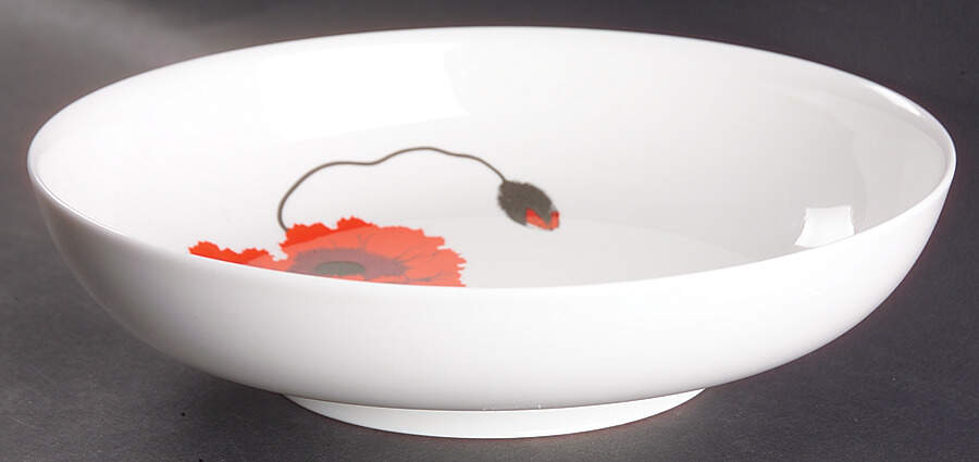Cornpoppy (Susie Cooper) 10" Oval Vegetable Bowl by Wedgwood-1