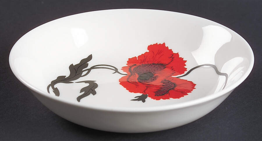 Cornpoppy (Susie Cooper) Fruit/Dessert (Sauce) Bowl by Wedgwood-1