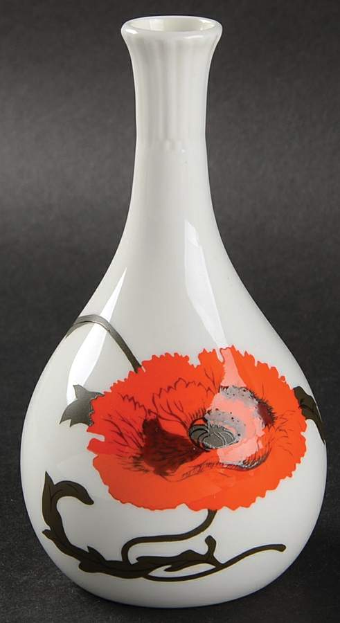 Cornpoppy (Susie Cooper) 5" Bud Vase by Wedgwood-1