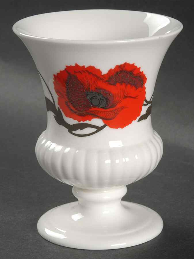 Cornpoppy (Susie Cooper) 4" Vase by Wedgwood-1