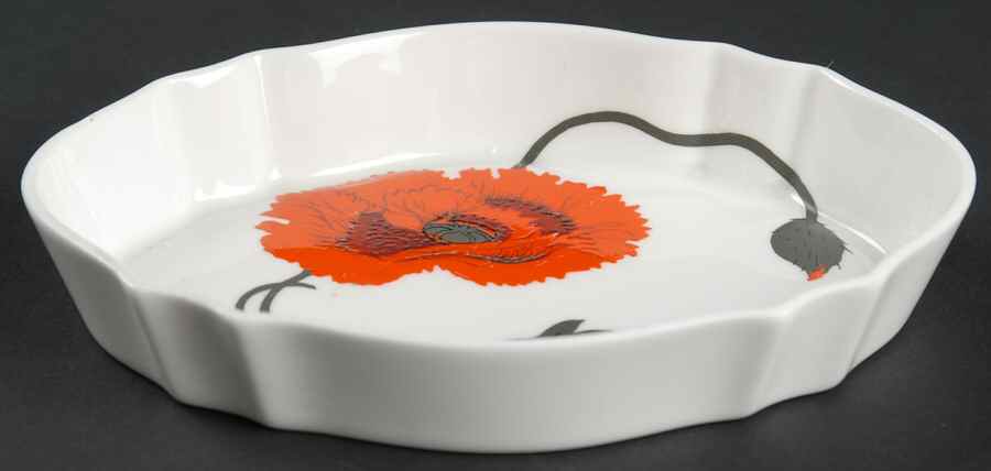 Cornpoppy (Susie Cooper) Silver Tray by Wedgwood-1