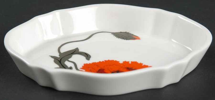 Cornpoppy (Susie Cooper) Silver Tray by Wedgwood-1
