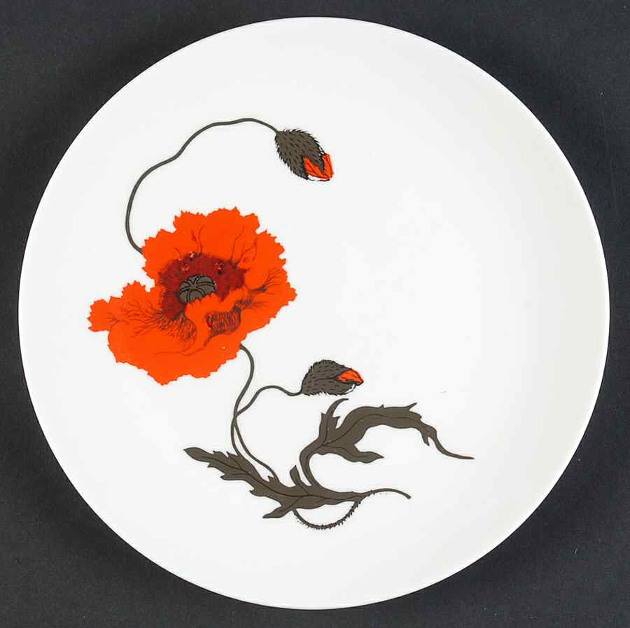 Cornpoppy (Susie Cooper) Salad Plate by Wedgwood-1