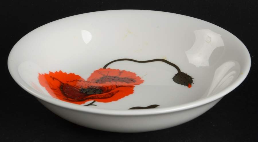 Cornpoppy (Susie Cooper) Fruit/Dessert (Sauce) Bowl by Wedgwood-1