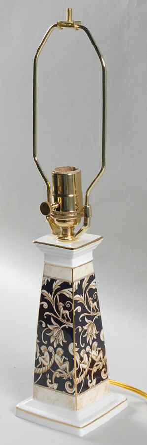 Cornucopia Electric Lamp No Shade by Wedgwood-1