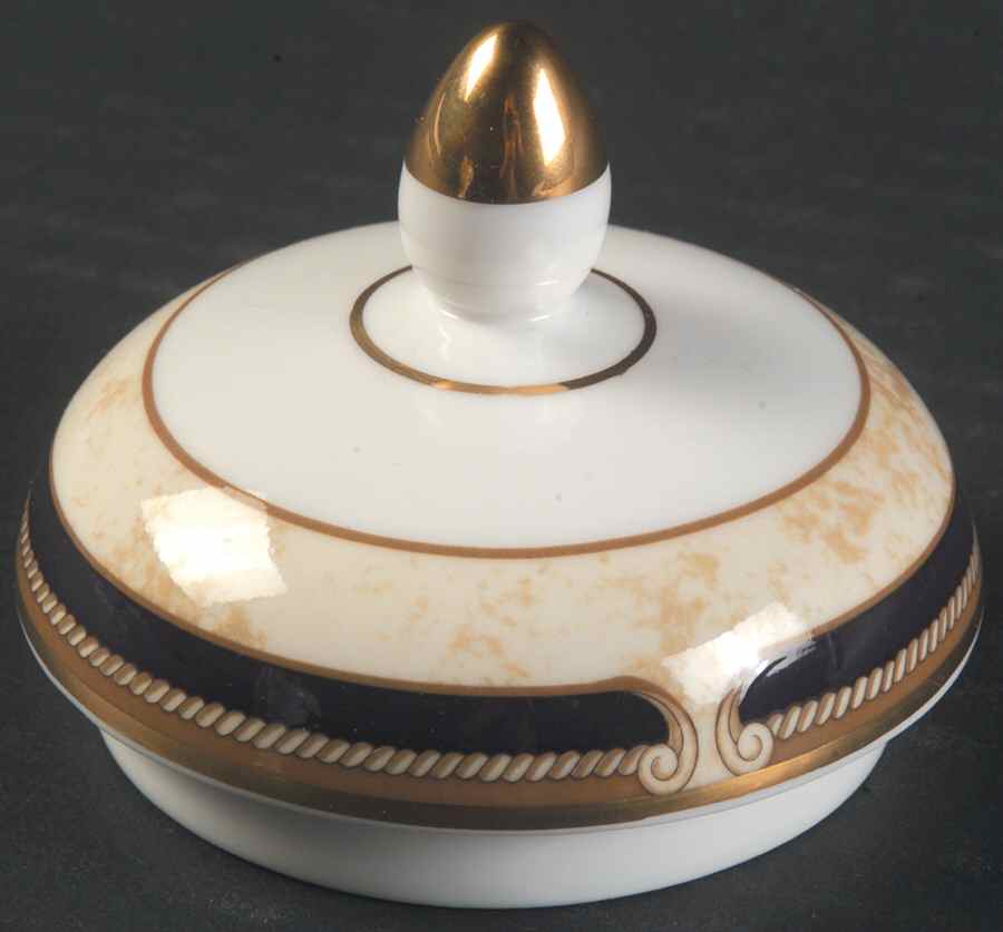 Cornucopia Lid for Globe Shape Sugar Bowl by Wedgwood-1