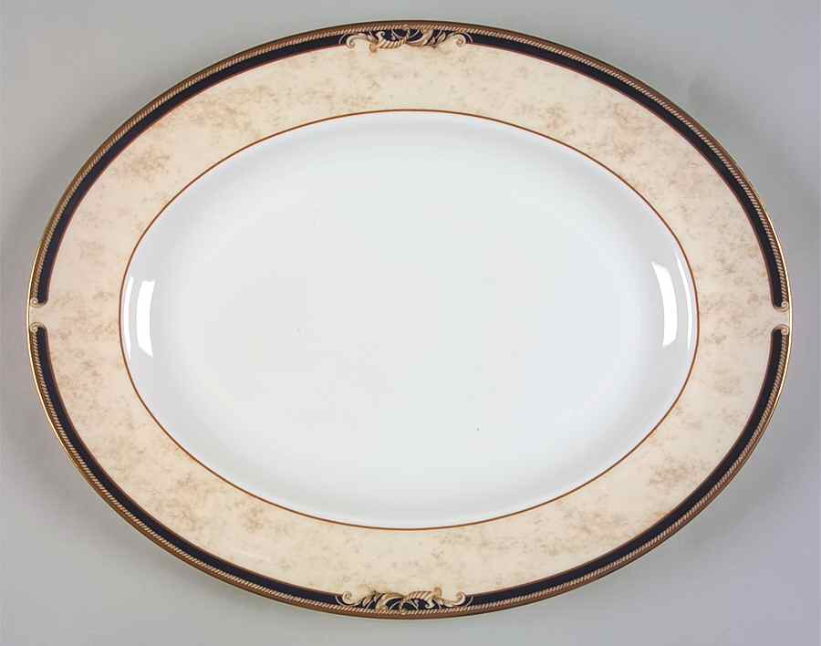 Cornucopia 14" Oval Serving Platter by Wedgwood-1
