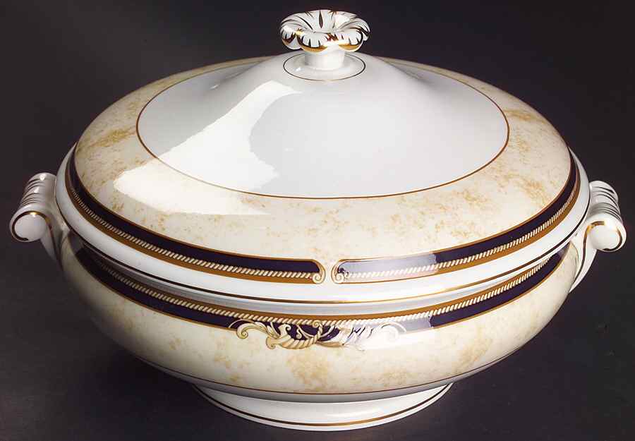 Cornucopia Round Covered Vegetable by Wedgwood-1