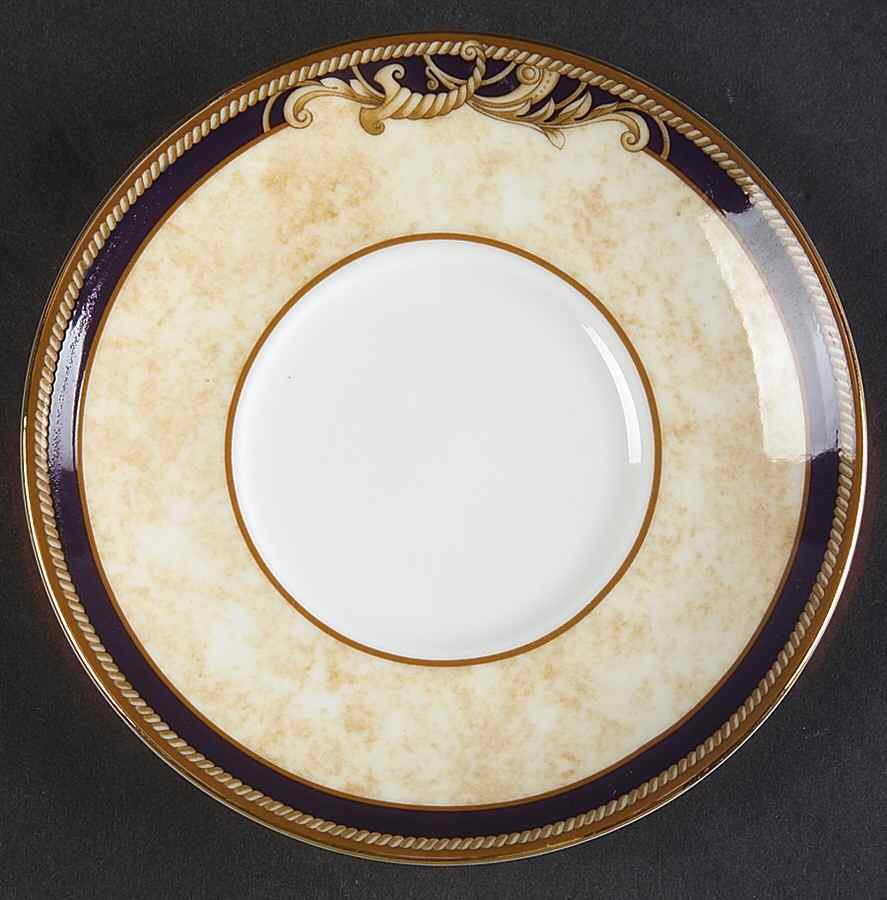 Cornucopia Saucer for Bond Shape Demitasse Cup by Wedgwood-1